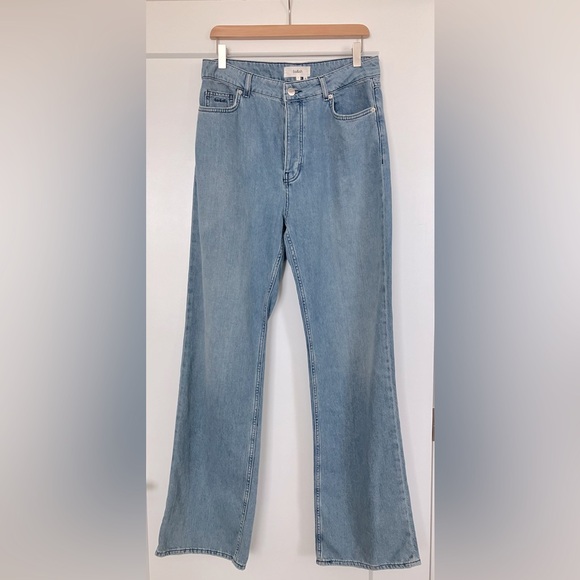 ba&sh NWOT Clifford Straight Leg Size 3/US Size 8 Jeans in Blue 🤍 - Picture 5 of 16